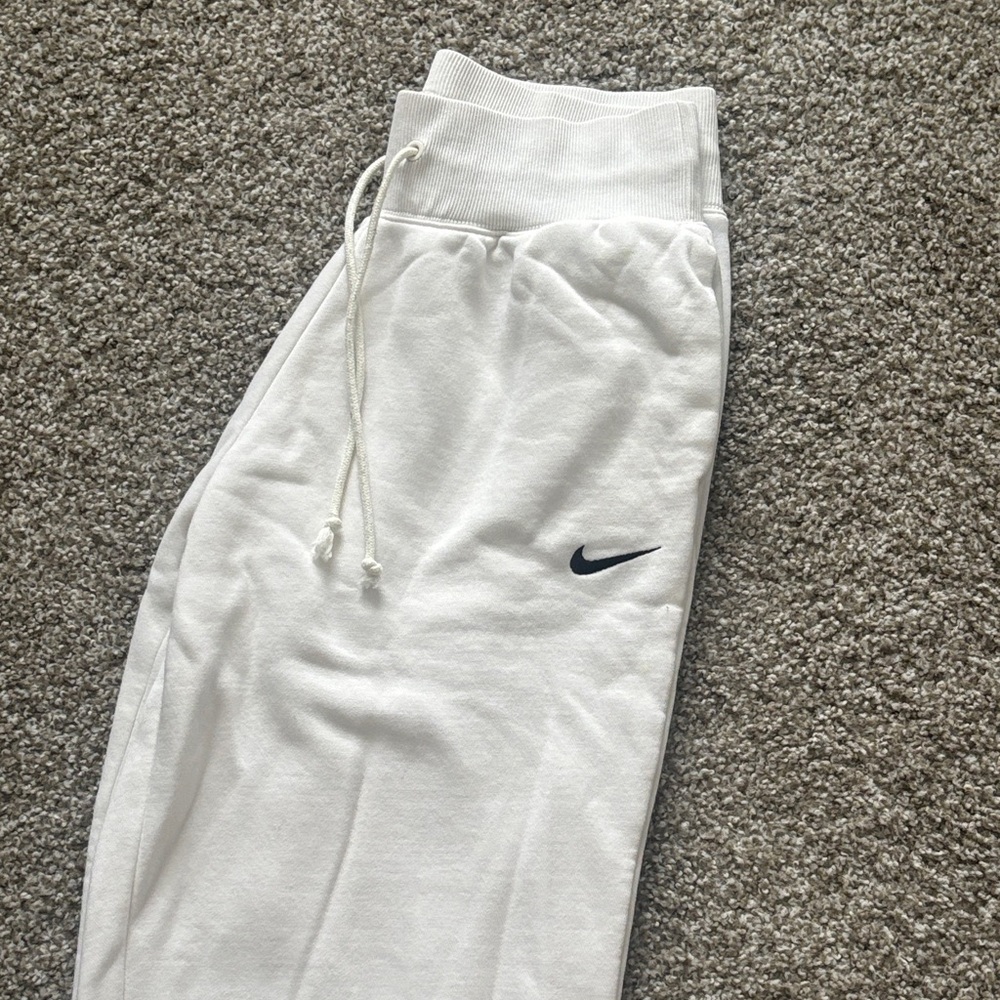 Nike White Joggers